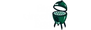 Big green egg logotyp vit