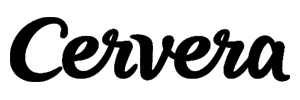 Cervera logotyp svart